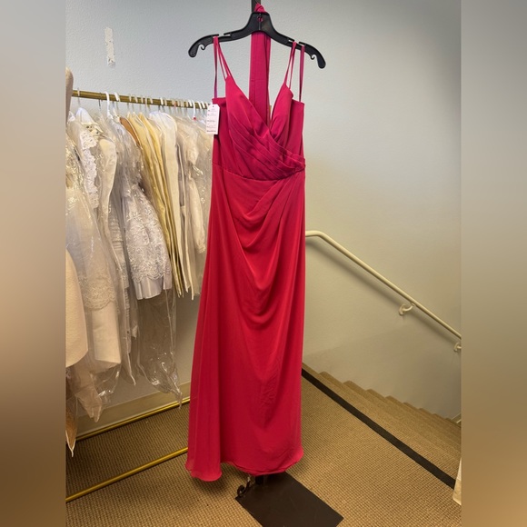 multiway bridesmaid dress plus size Off The Shoulder Satin Bridesmaid Dress main image 0